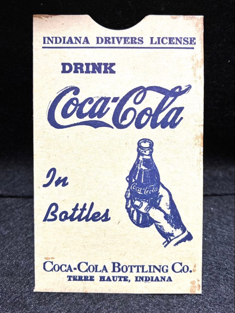 コカコーラ　運転免許証スリーブホルダー　ビンテージ　アメリカン雑貨