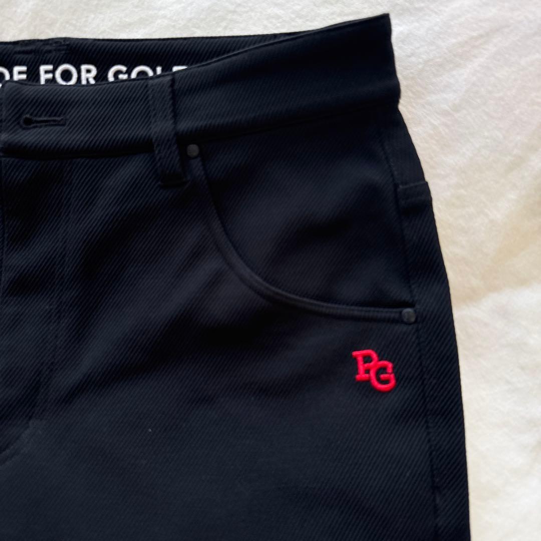 タグ付き　現行モデル　パーリーゲイツ　パンツ　黒　ブラック　3 S〜M相当