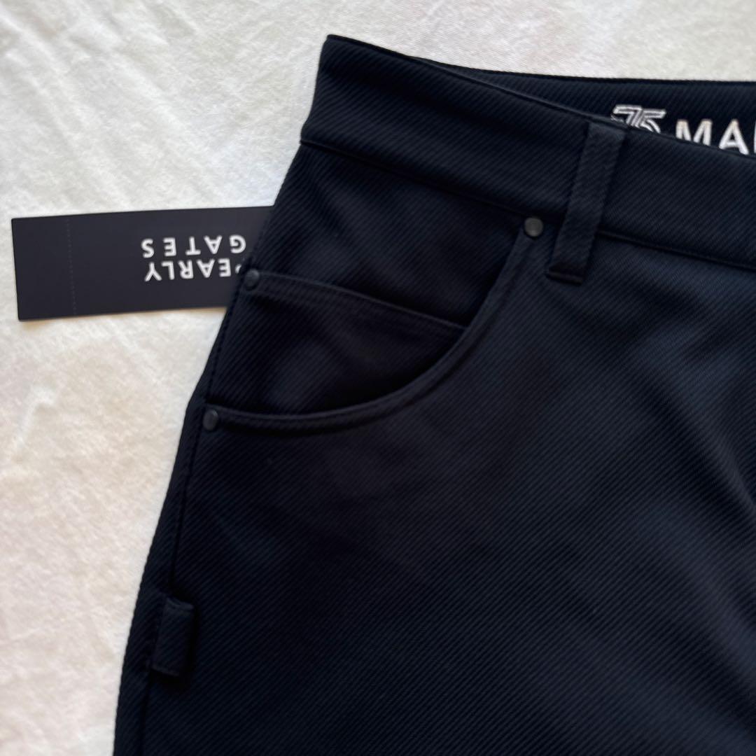 タグ付き　現行モデル　パーリーゲイツ　パンツ　黒　ブラック　3 S〜M相当