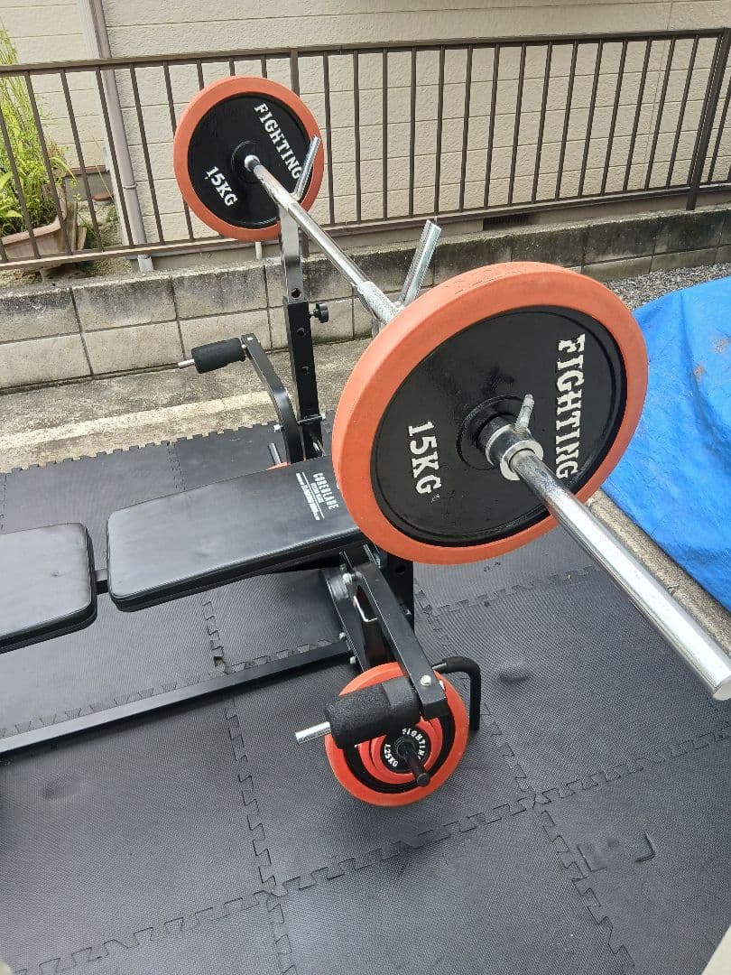 FIGHTING ROADキングオブベンチプレートセット 計70Kg 引き取限定