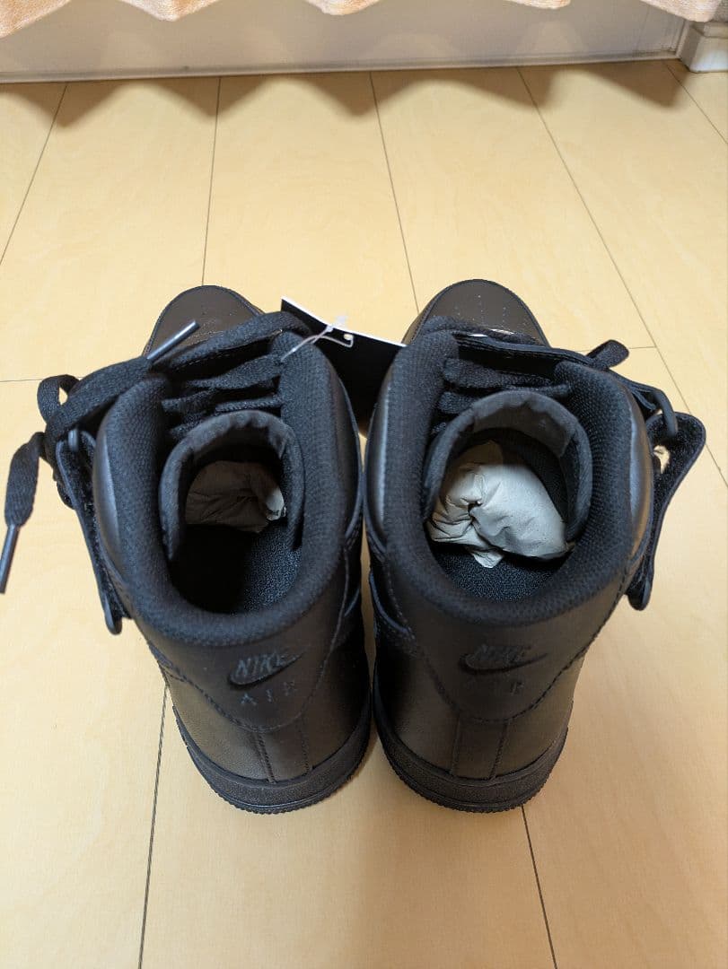 【新品！未使用】ナイキ　エアーフォースハイカット　ブラック　29cm