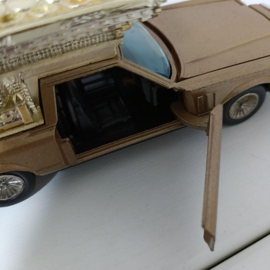 【難あり】ヨネザワ　ダイヤペット　リンカーン　霊柩車　ミニカー