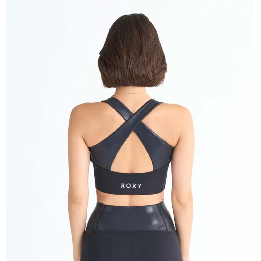 ROXYロキシースポーツブラとレギンスセット ブラック ヨガピラティスジム