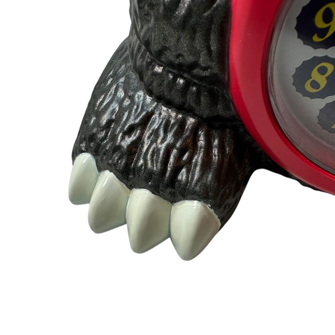 ゴジラ 目覚まし時計　動作確認　約25cm 時間になると、ゴジラの咆哮 目が光る