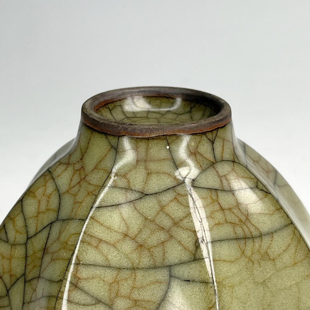 哥窯 八角盌 中国古玩 中国美術 唐物 擺件