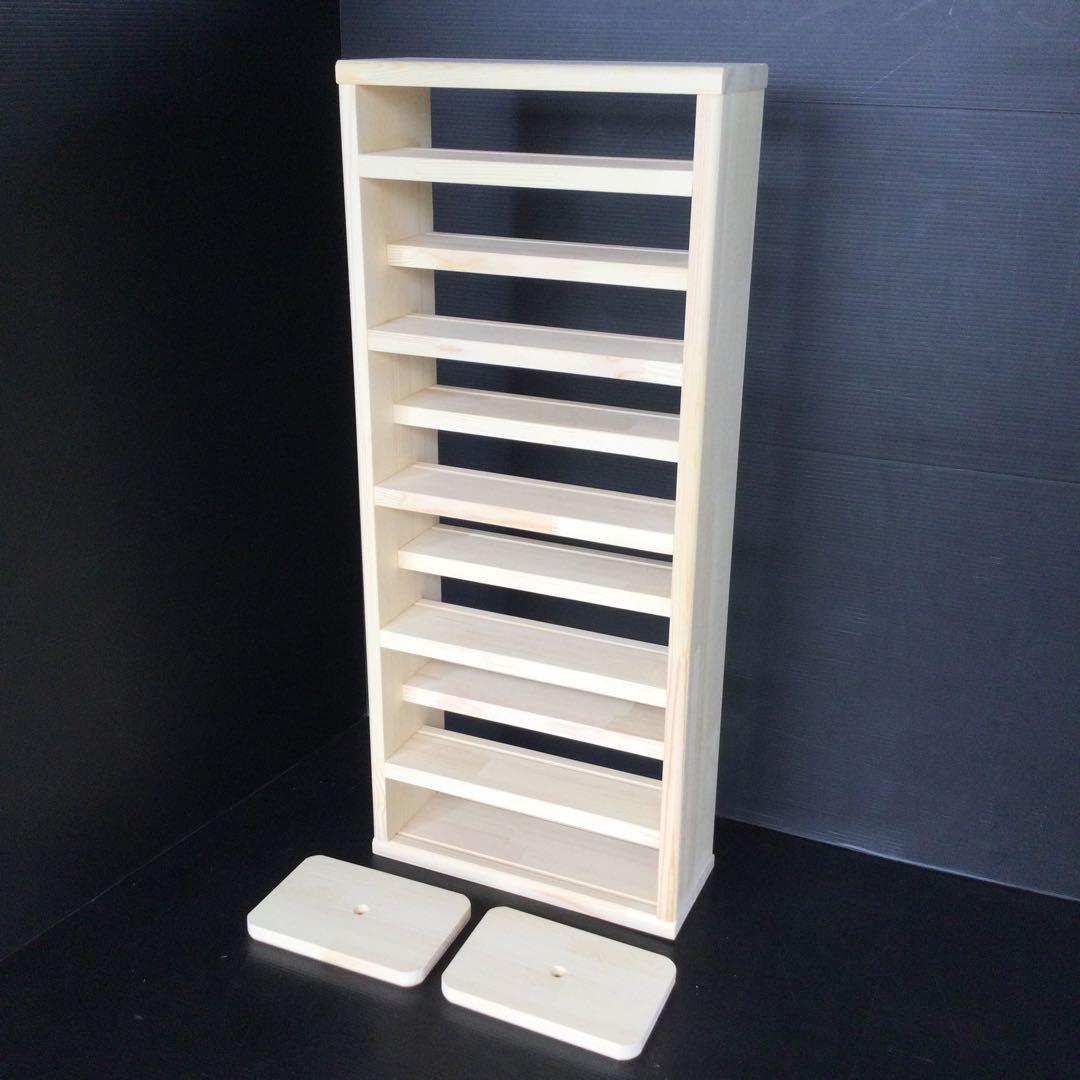 手作り　トミカ収納棚　11段　89台収納　木製　(新品)