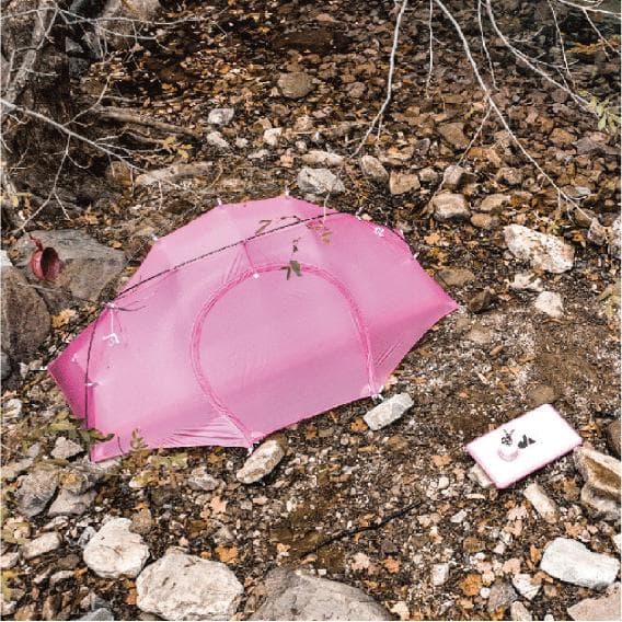 希少 新品 未使用 プレテント ライトロック 1P ピンク 専用FP付(おまけ)