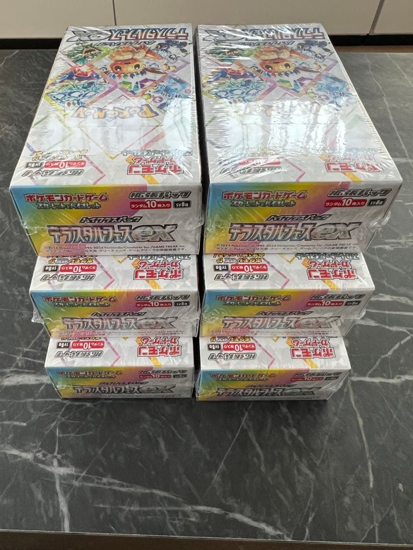 ポケモンカードゲーム テラスタルフェスex 6BOX　シュリンク付き