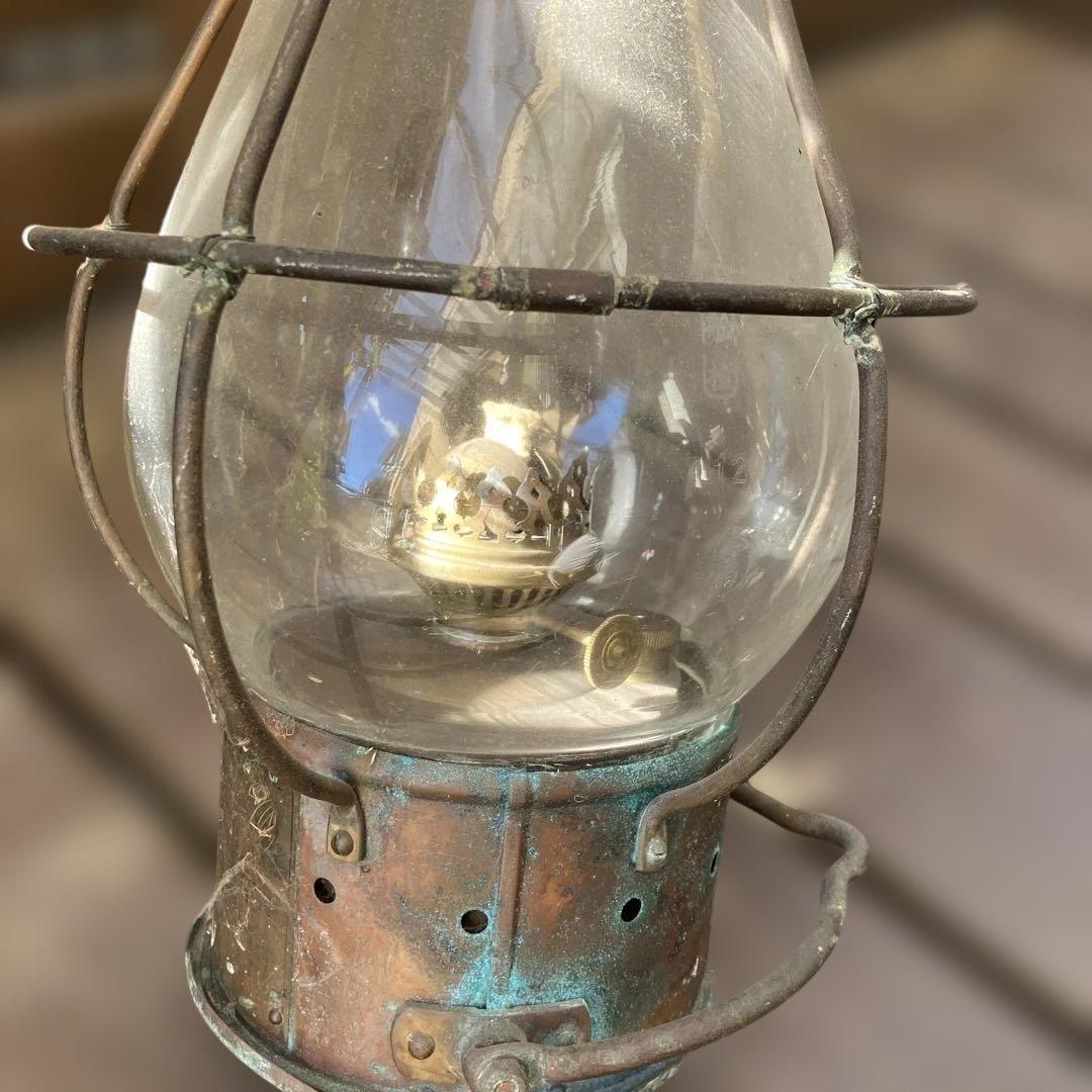 日本船燈 オイルランプ アンティーク レトロ