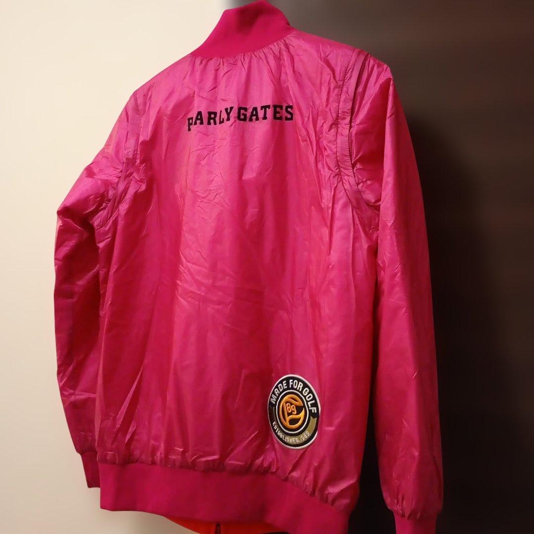 パーリーゲイツリバーシブルPEARLY GATES ピンクジャケット