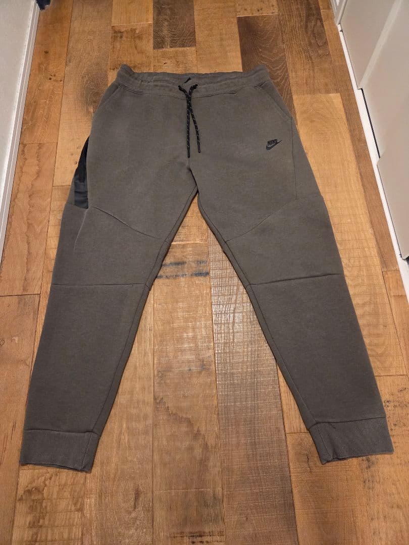 【美品】NIKE ナイキ テックフリース上下セット カーキ オリーブ XL