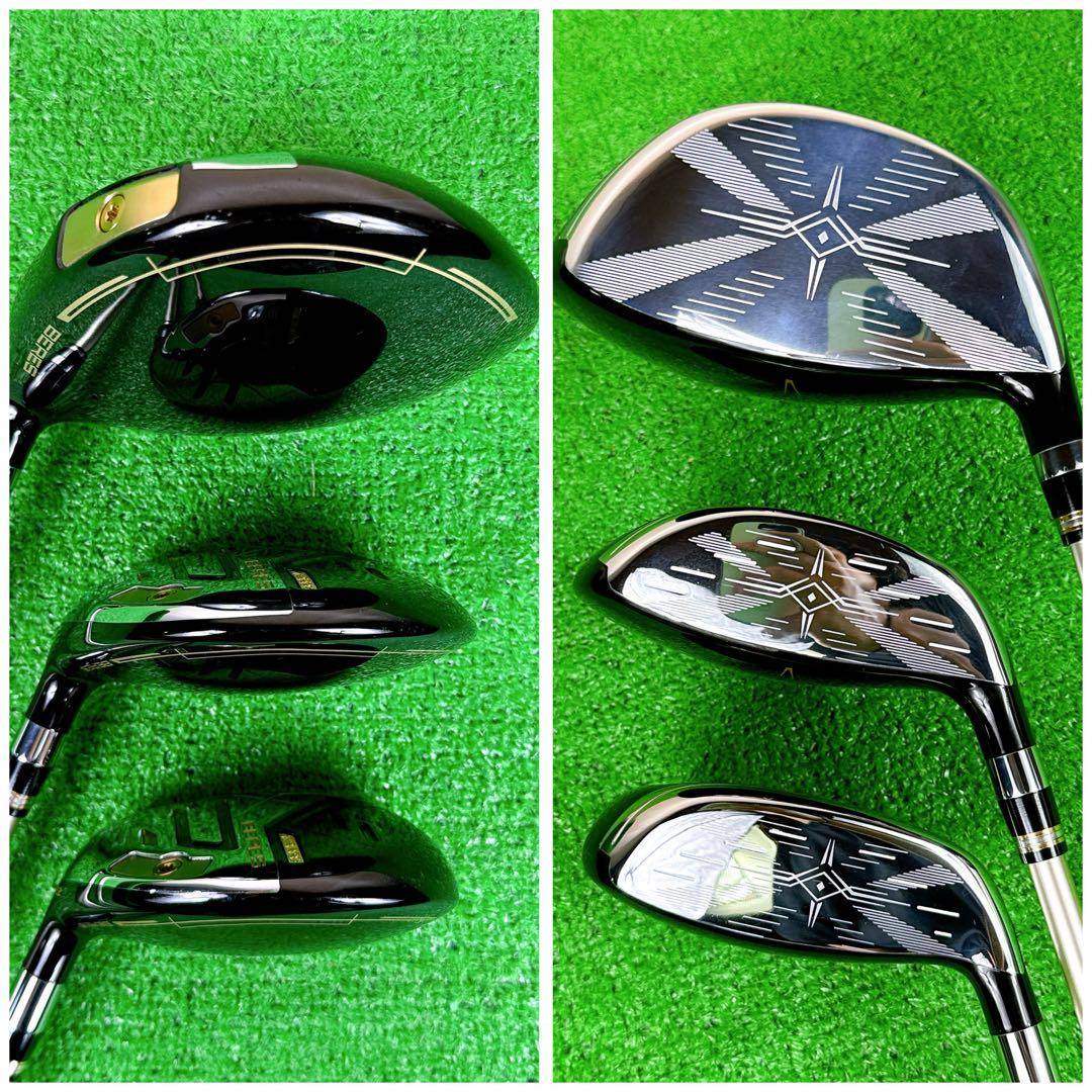 【レフティ】 HONMA BERES09 3S 1W 5W U22 3本 SR