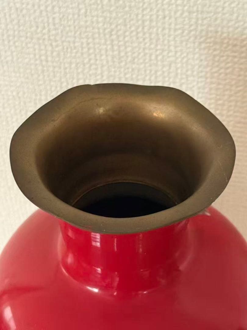 中国銅製工芸螺鈿細工 花瓶 花器 花入唐物 骨董 置物