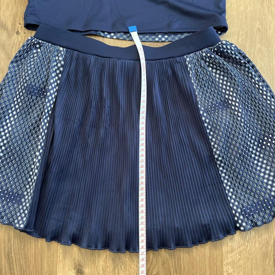 FILA ネイビー ドット柄 テニスウェアセット　美品