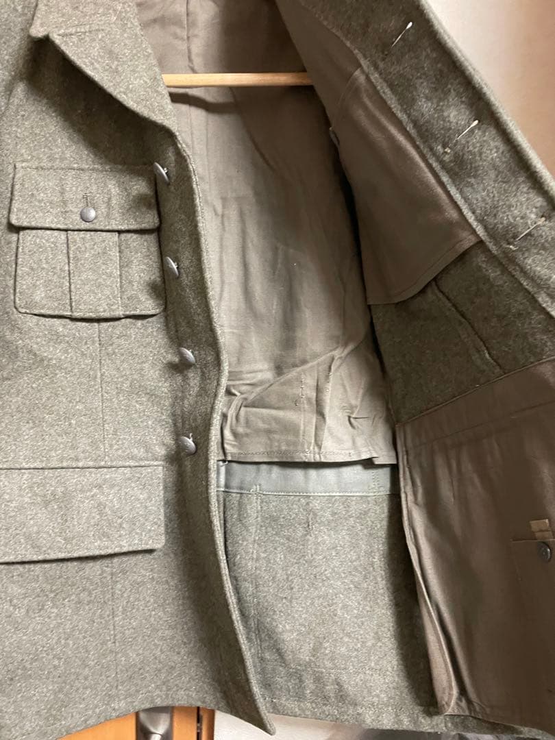 スウェーデン軍　ウールコート　ウールジャケット　ヴィンテージ