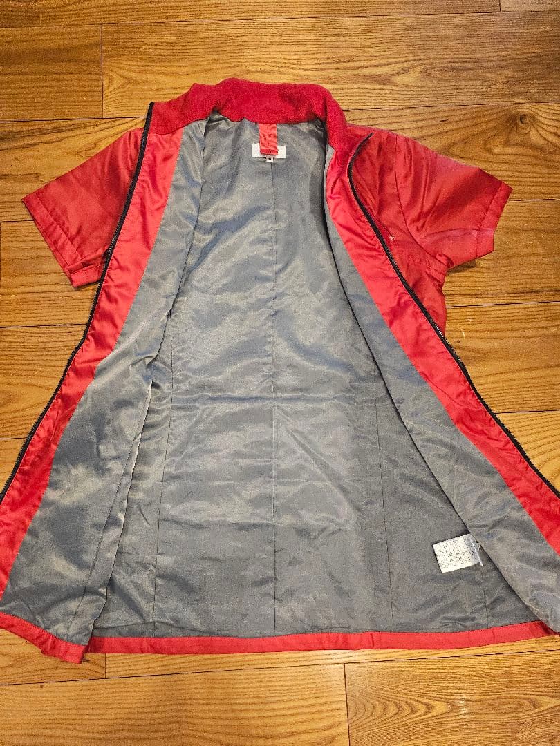 美品　LANVINランバンスポーツ　2ウェイ　防寒ゴルフ アウターウェア レッド