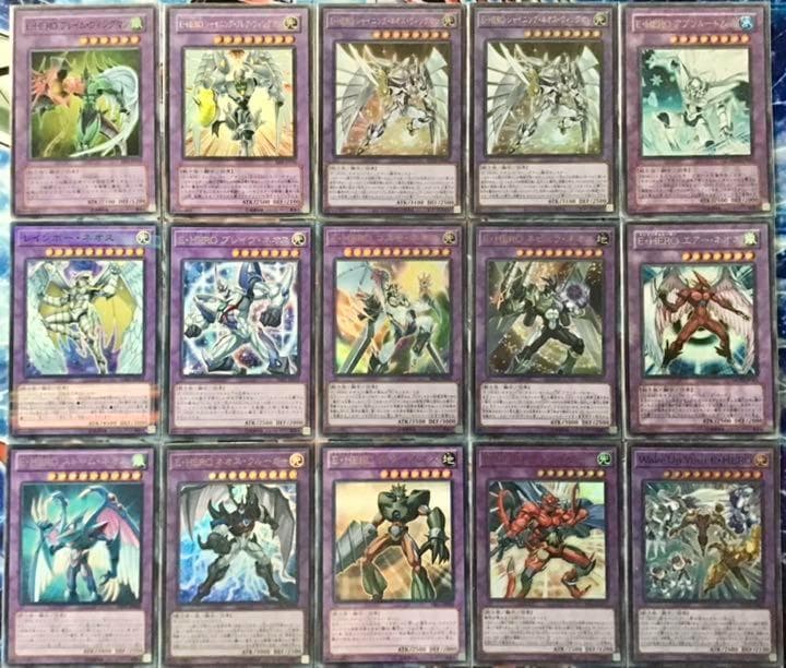 本格構築【十代HEROネオス 】デッキ＆EX15枚＆二重スリーブ&おまけ