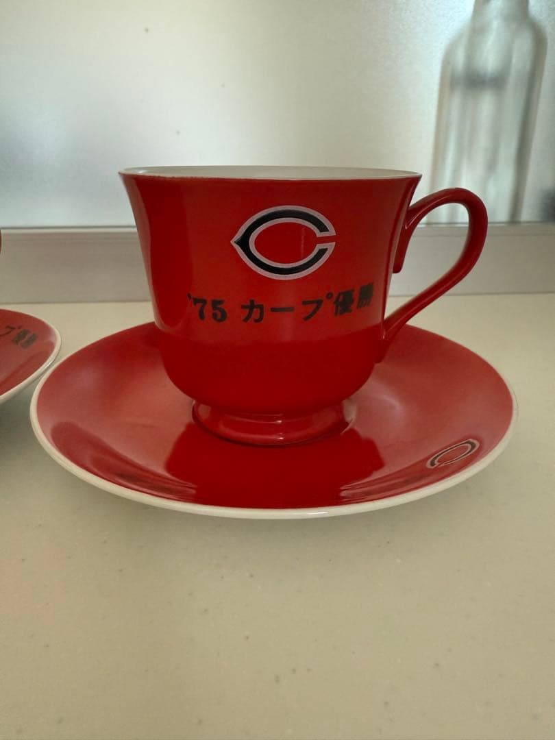 広島東洋カープ 優勝記念グッズ 1975年カープ優勝赤ヘルカップ UCCコーヒー