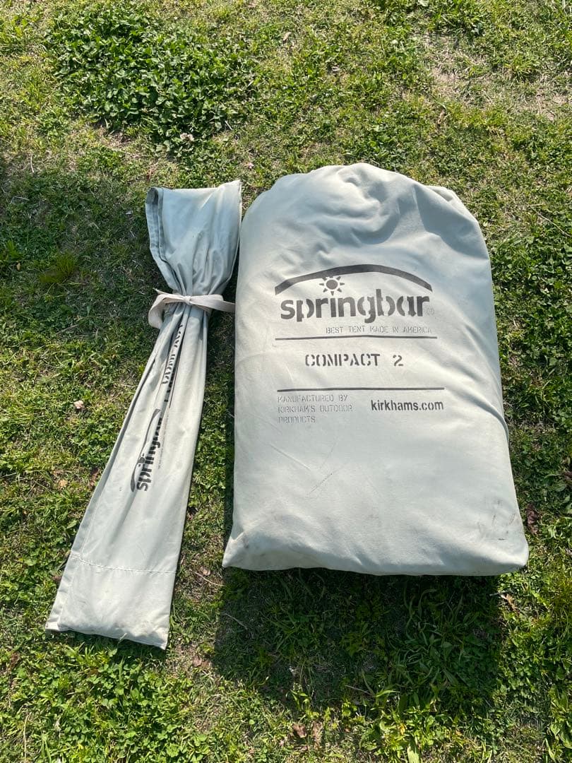 カーカムス　スプリングバーテントコンパクト2 グランドシート付