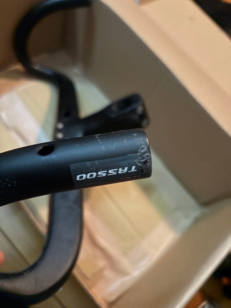 一体型カーボンエアロハンドル 400×100