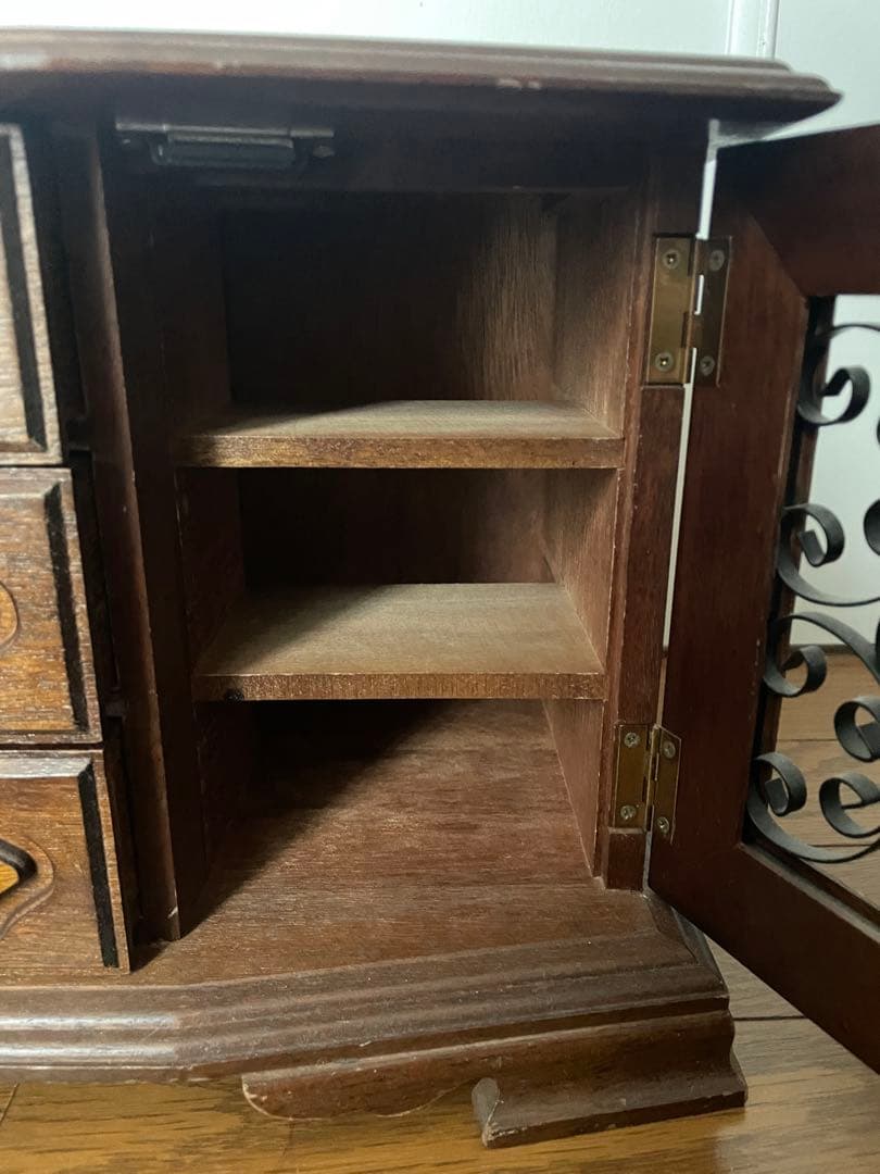 アンティーク ウッド アクセサリーボックス 昭和