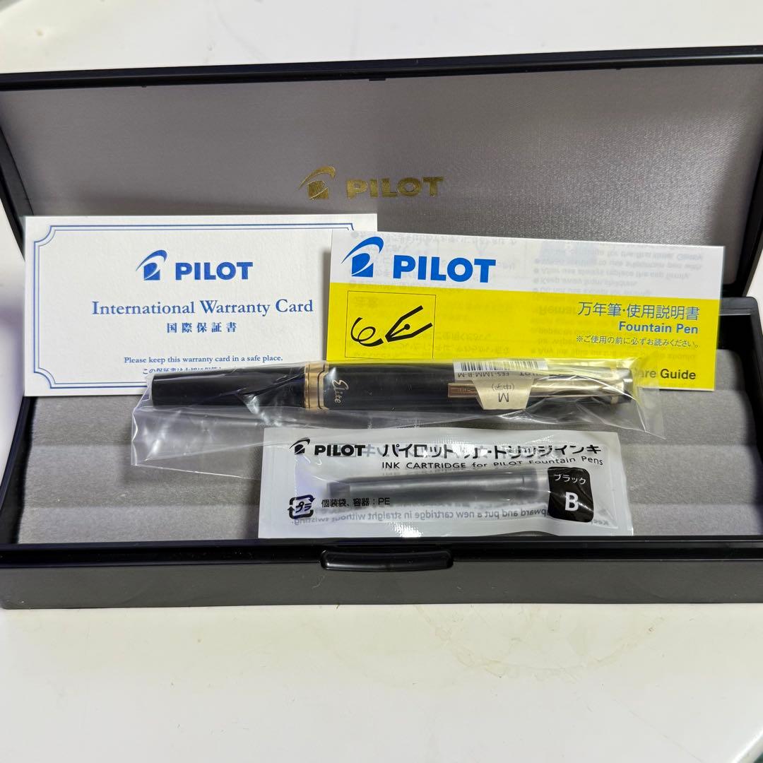 【未開封】パイロット万年筆 ブラック 中字 FES-1MM-B-M/14K