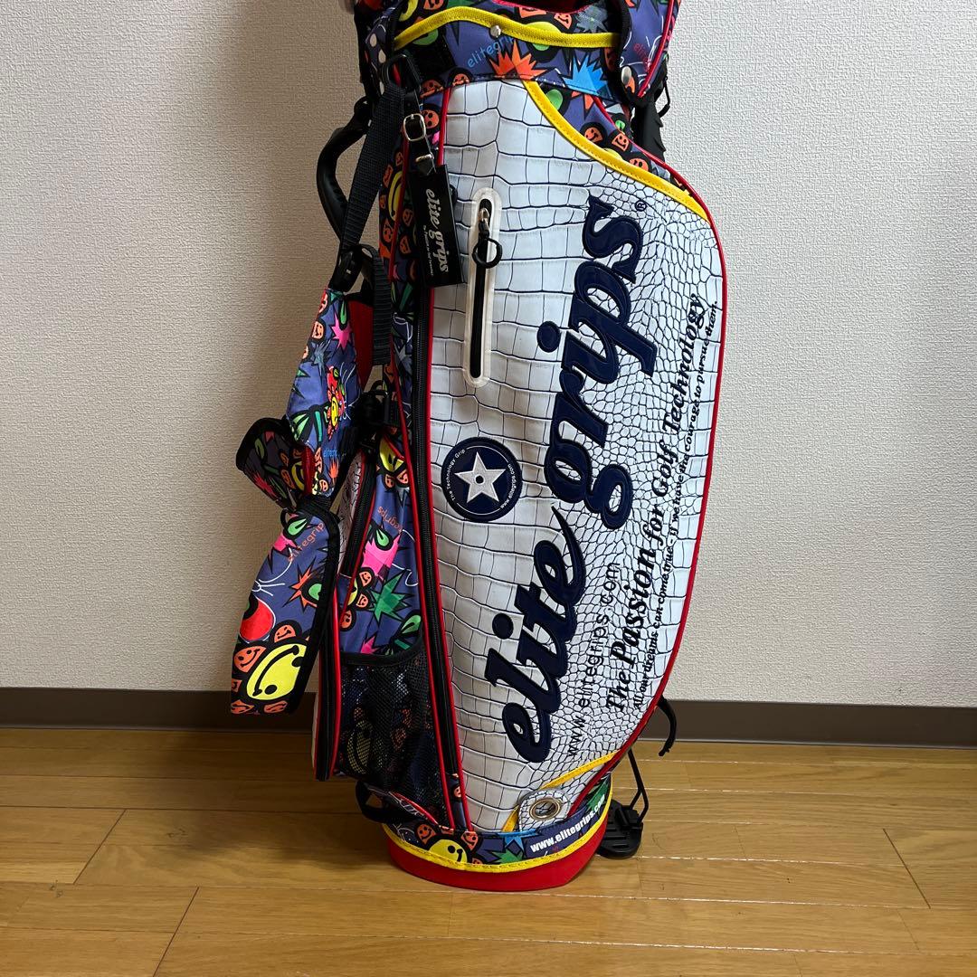 【数量限定モデル】エリートグリップ キャディバッグ ハッピークロコ 9.5インチ