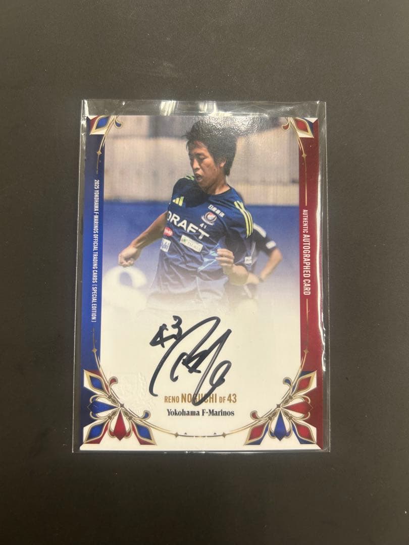 埜口怜乃 2025 EPOCH 横浜F・マリノス SE 直筆サインカード