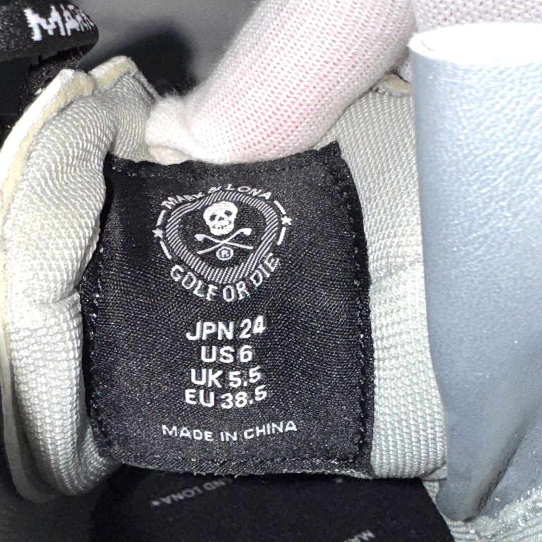 セール中MARK&LONAマークアンドロナシルバー スパイクレスシューズ24cm