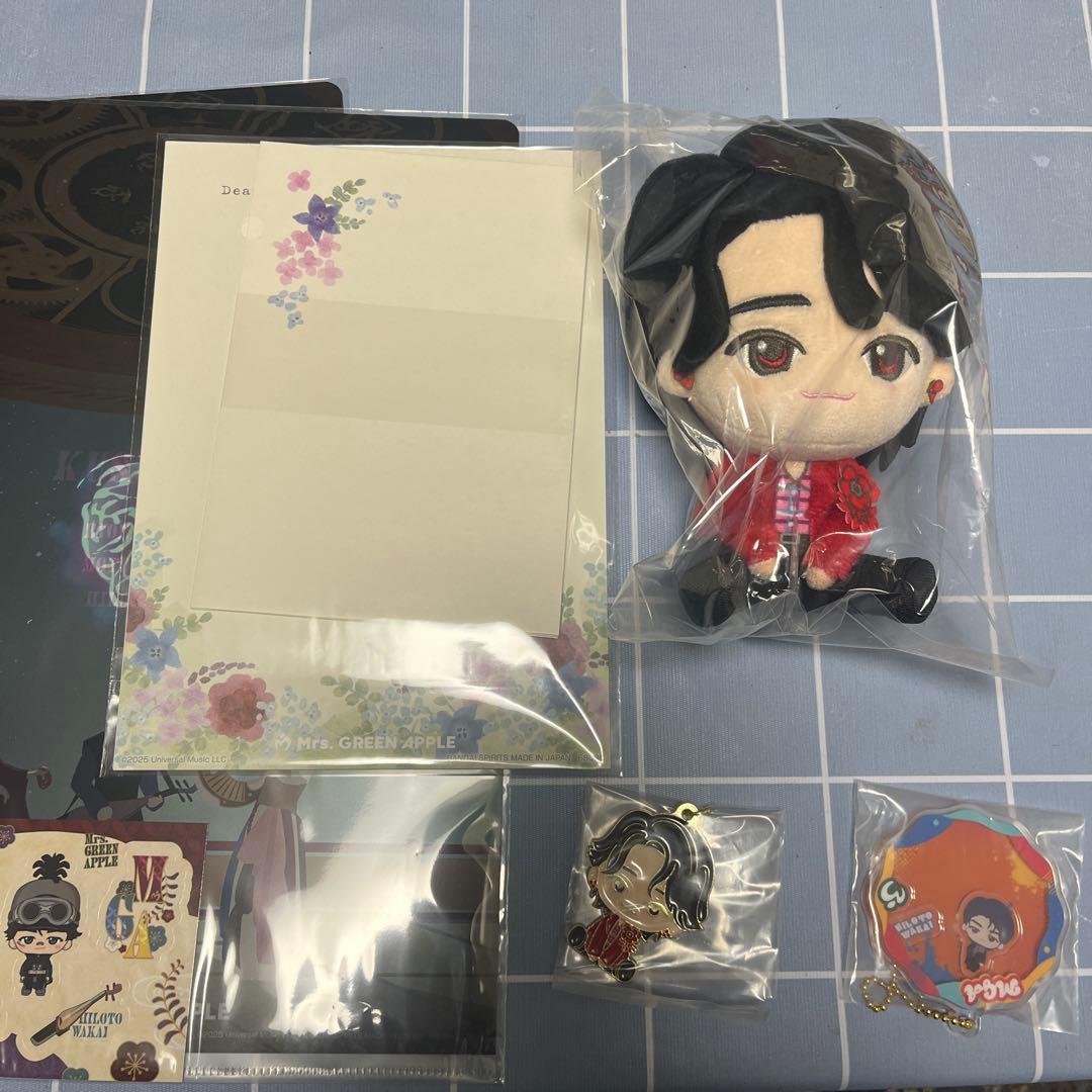 Mrs. GREEN APPLE 大森元貴 ぬいぐるみ・アクリルチャームセット