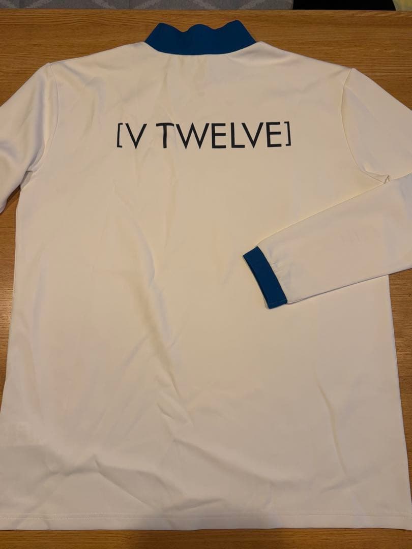 V12ゴルフ 長袖モックネックシャツ　XXL