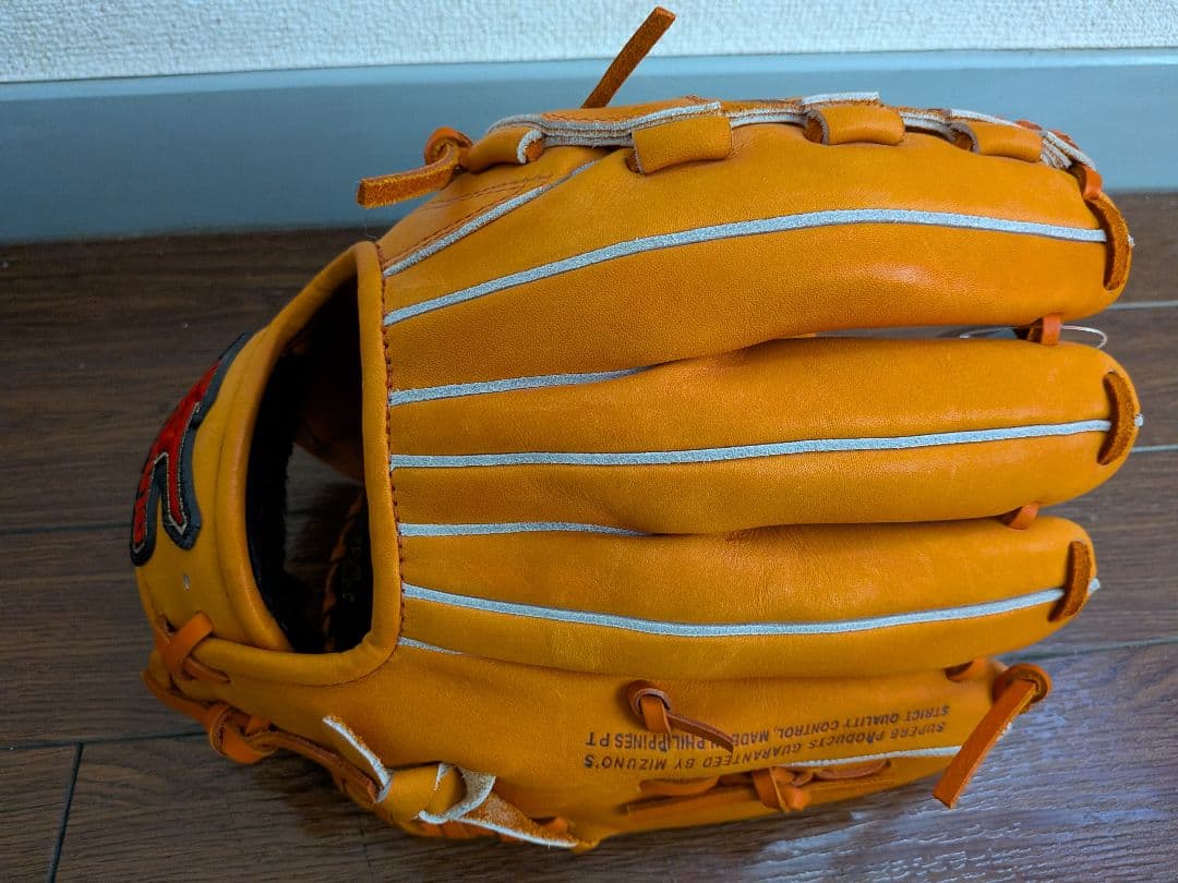 Mizuno 野球グローブ 2GS-57330 クリアオレンジ 51H左投げ用