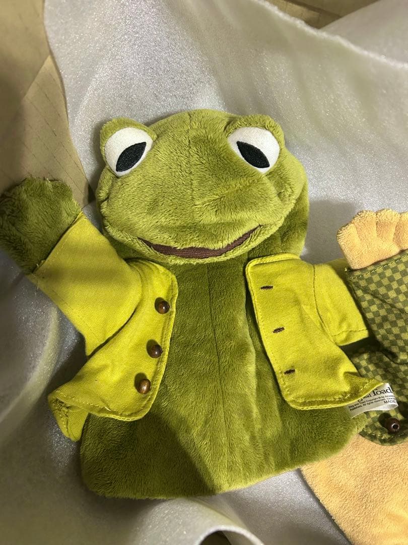 新品 希少 Frog and Toad がまくんとかえるくん パペット