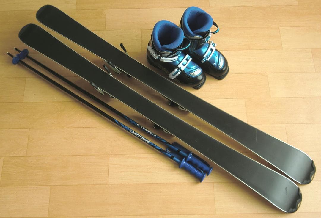 ■■送料無料■HEAD■ジュニア用スキーフルセット■板127靴23■WAX済■■