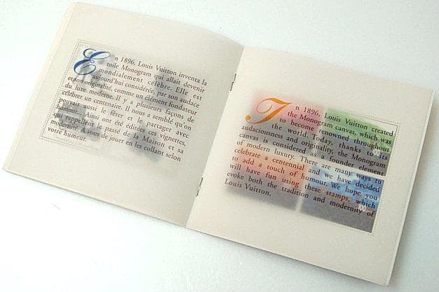 劇レア！ルイヴィトン 切手シート1896年-1996年(v2-148)me351