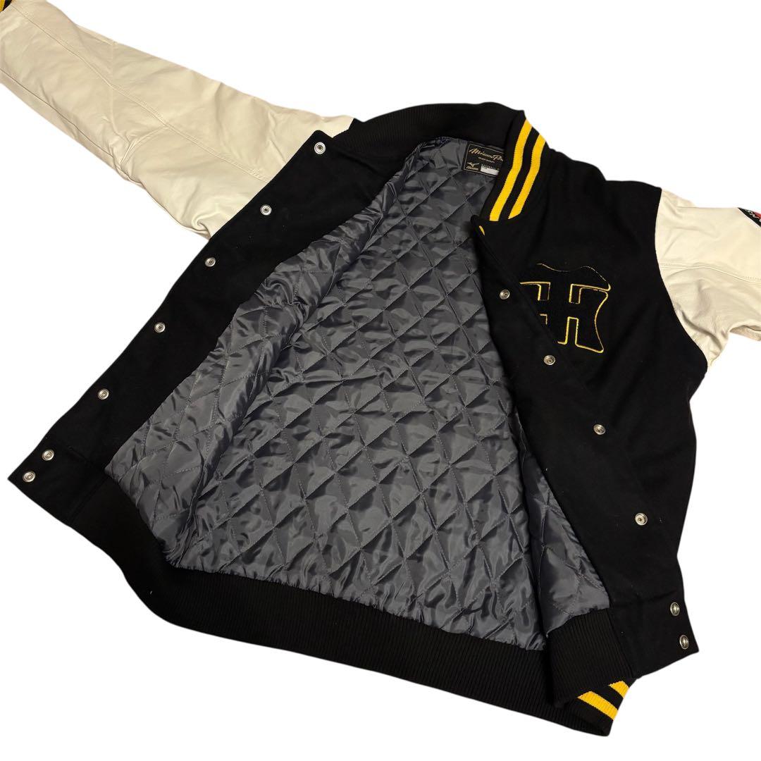 【レア】MIZUNO PRO ミズノプロ 阪神タイガース スタジャン レザーL