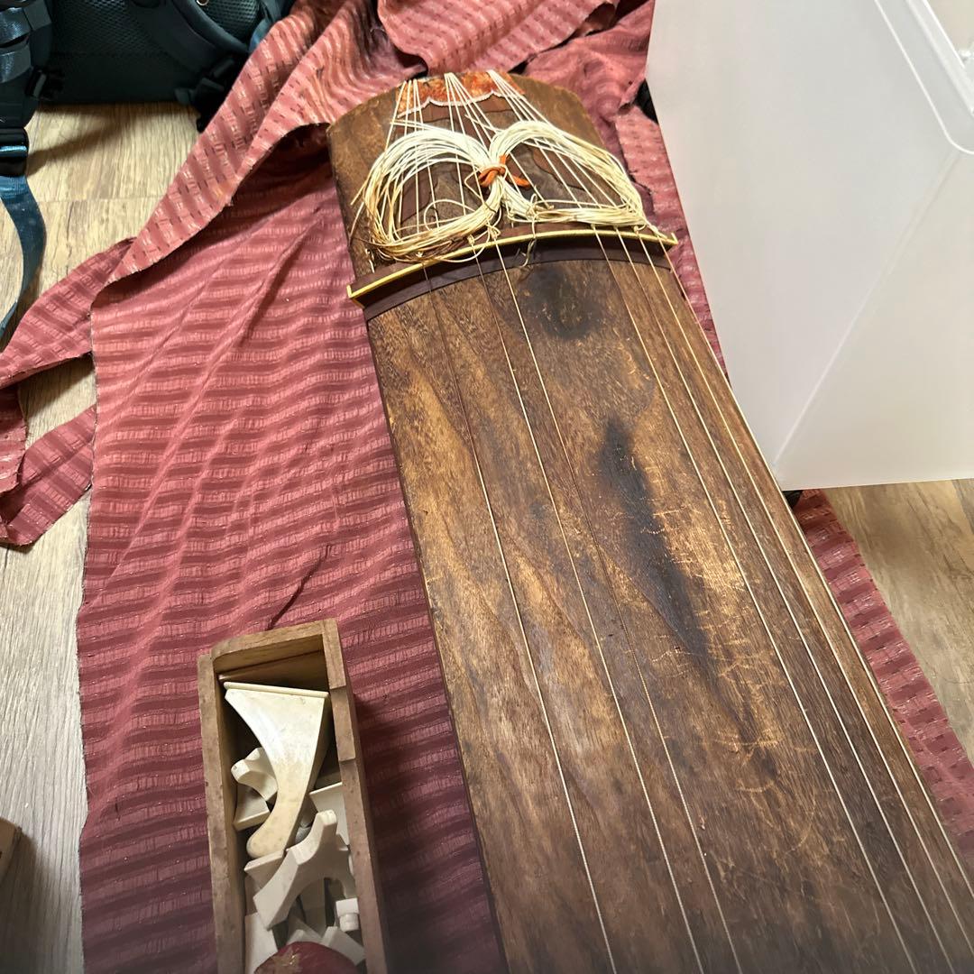 木製琴・弦・調整器具付き