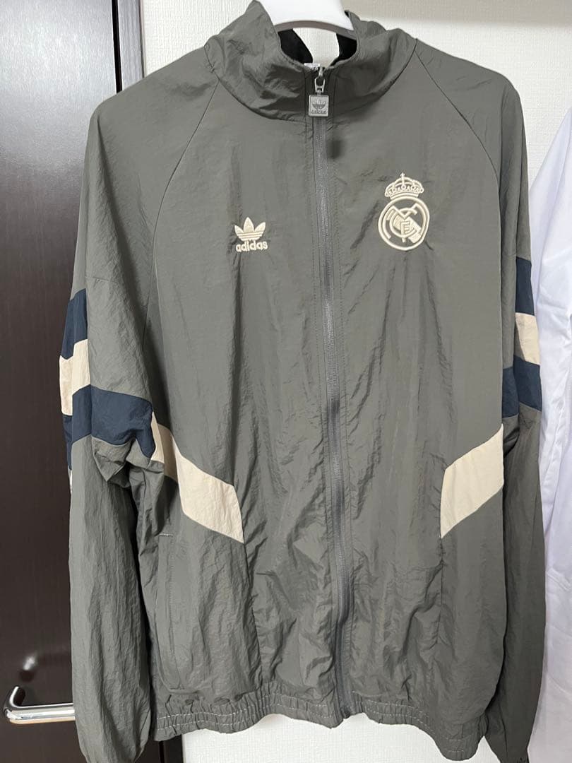 adidas Real Madrid ジャケット グレー L