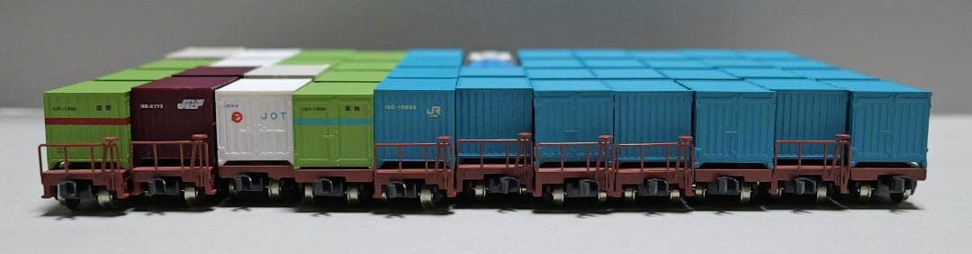 【Nゲージ】TOMIX コキ5500 11両 コンテナ44個付