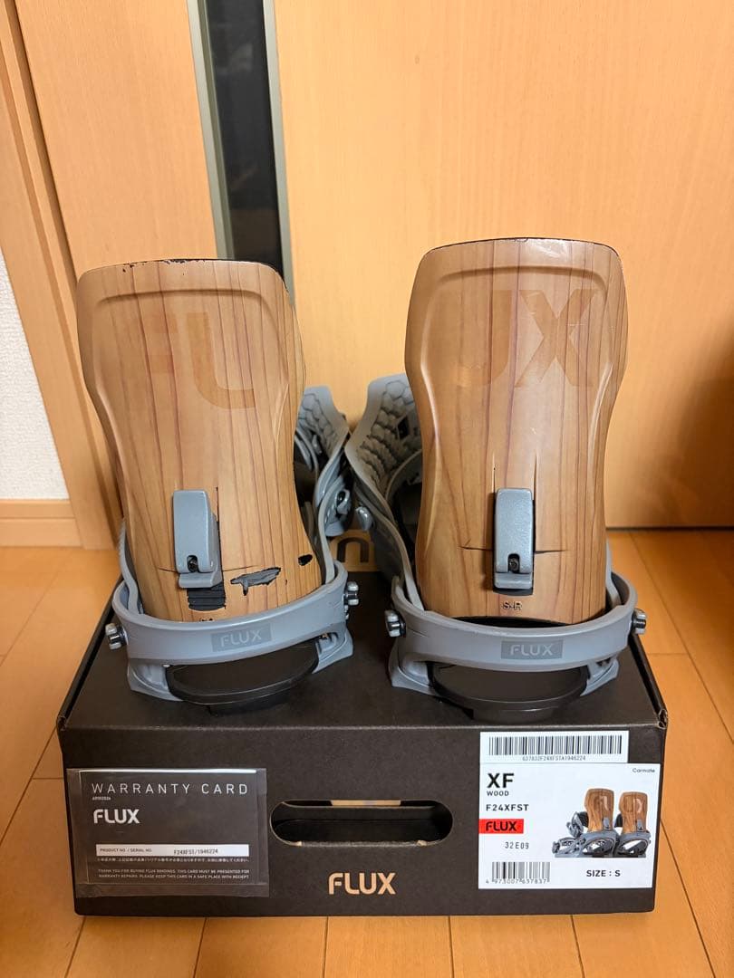 FLUX XF ビンディング サイズS グレー/ウッド