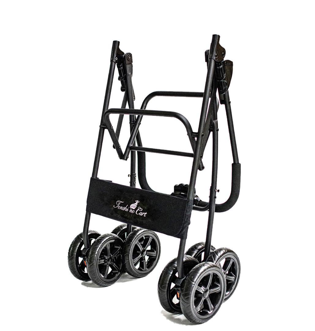 天使のカート　sサイズ　ブラックラメ　フレーム-Ver.4-(S・M用) 小物付