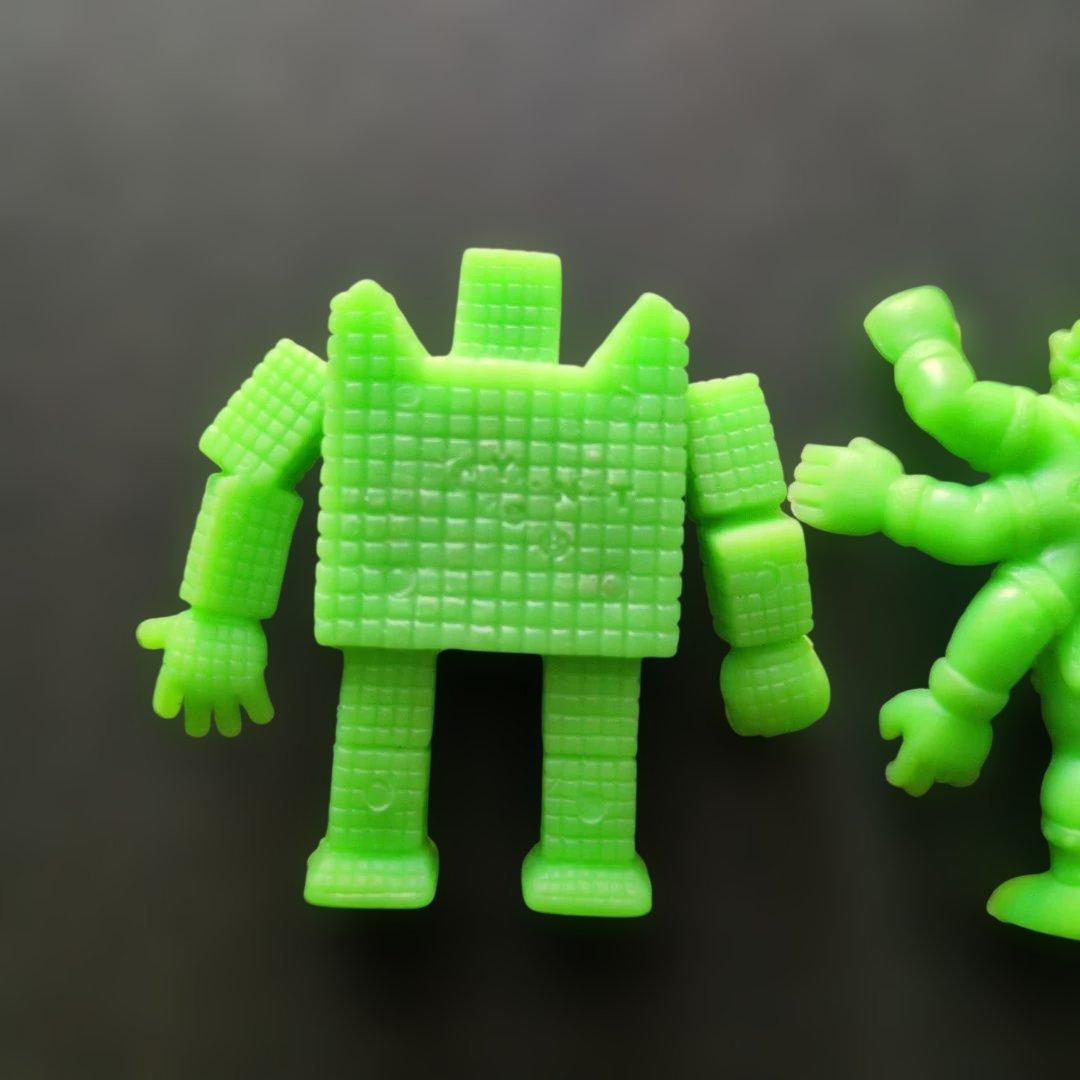 キン肉マン　キン消し　キンケシ　黄緑色　海外版　MUSCLE　サンシャイン