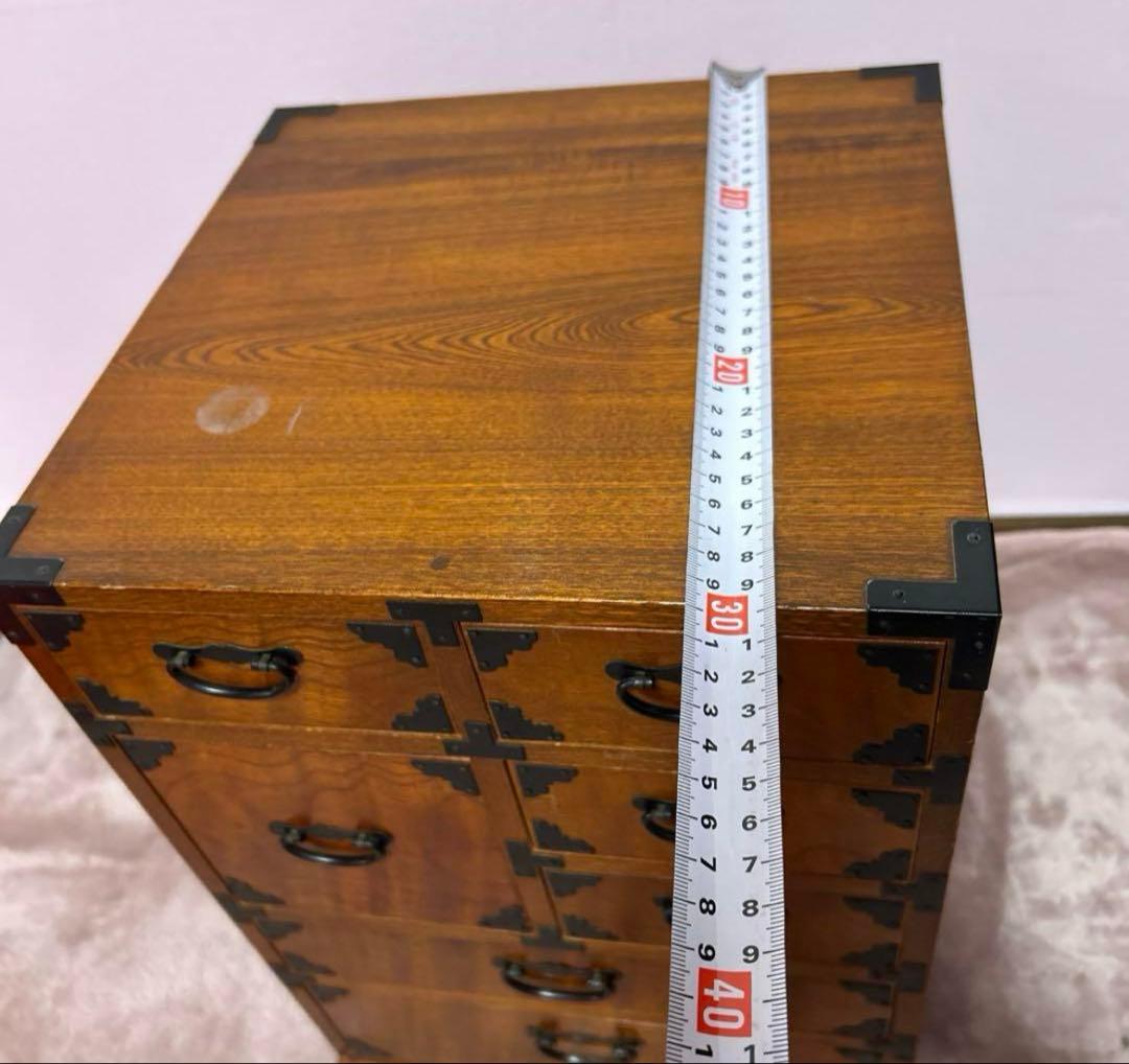 アンティーク家具　民芸家具　箪笥　薬箱　キャビネット　からくり仕掛け有