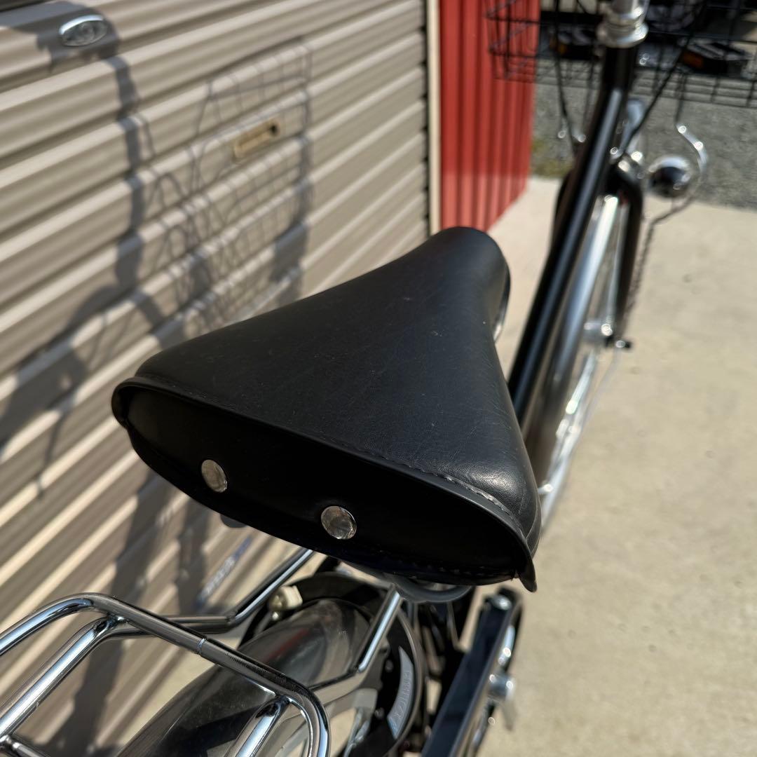 ママチャリ　27インチ　ブラック　６段変速　おしゃれ