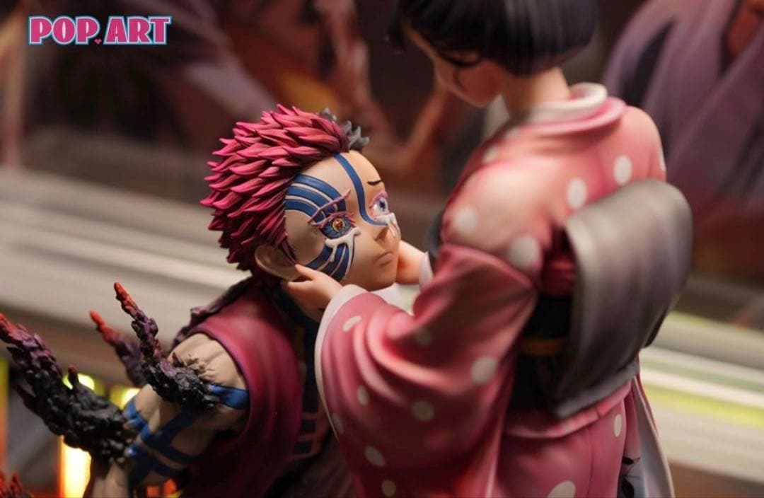 鬼滅の刃 猗窩座 恋雪 フィギュア ガレージキット