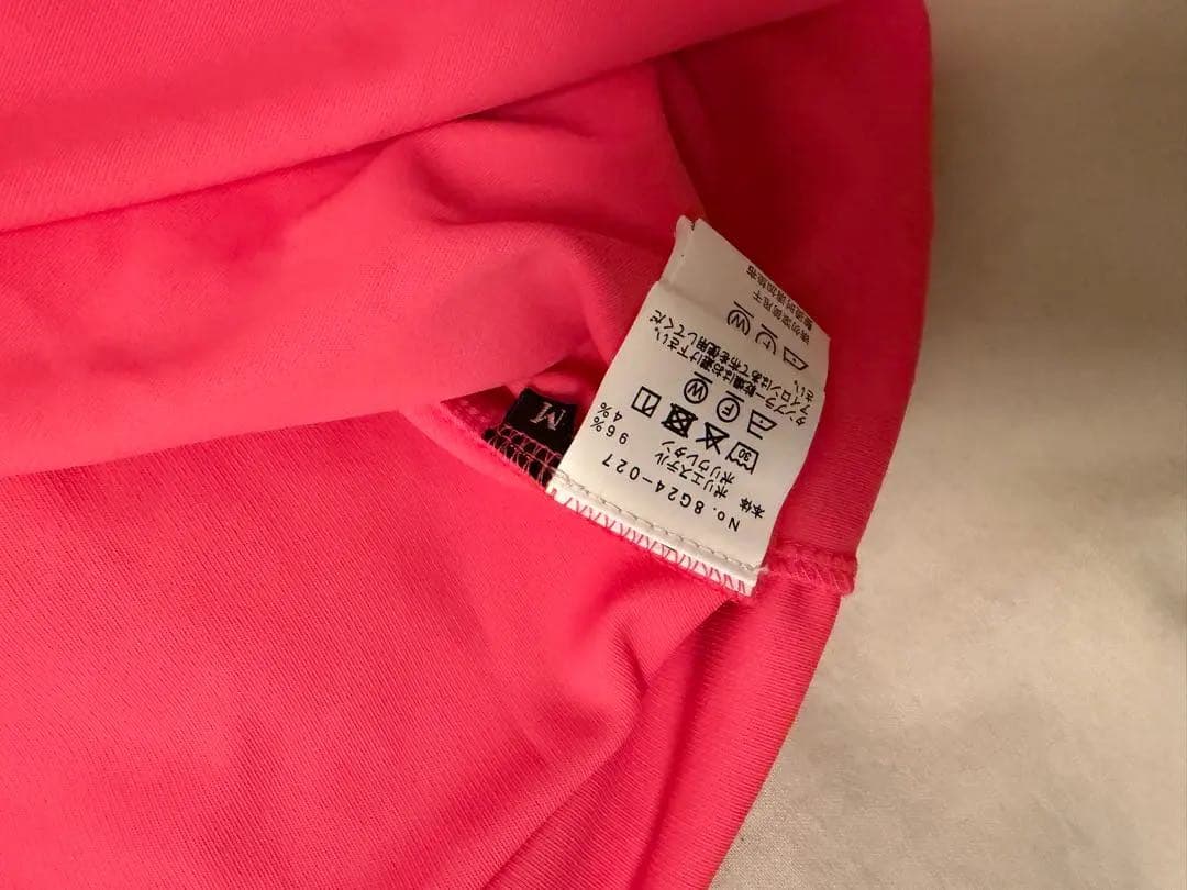 8G SHOOT モックネック ピンク 長袖 ゴルフシャツ　【完売モデル】