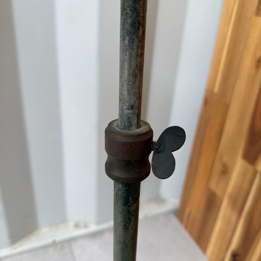 希少品✨ アンティーク家具 サイドテーブル 大理石 円卓 花台 直径31cm