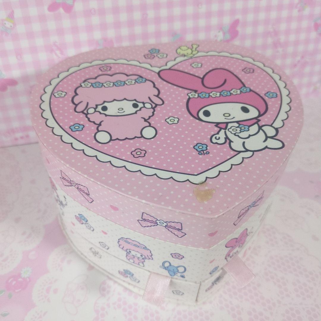 マイメロディピアノハートジュエリーBOX