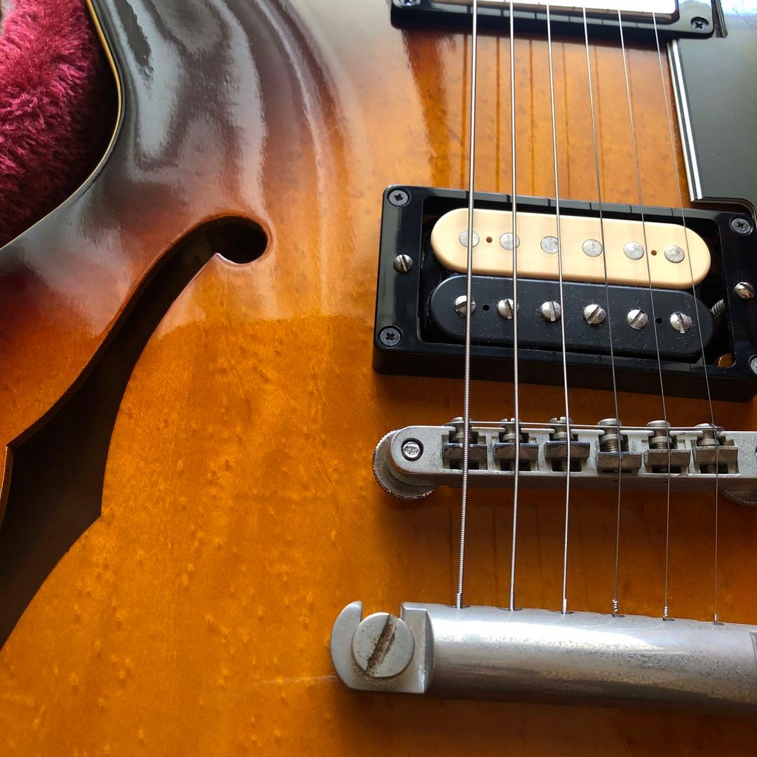 【希少】80's Burny RSA-100/セミアコ/マカボニー/ES-335