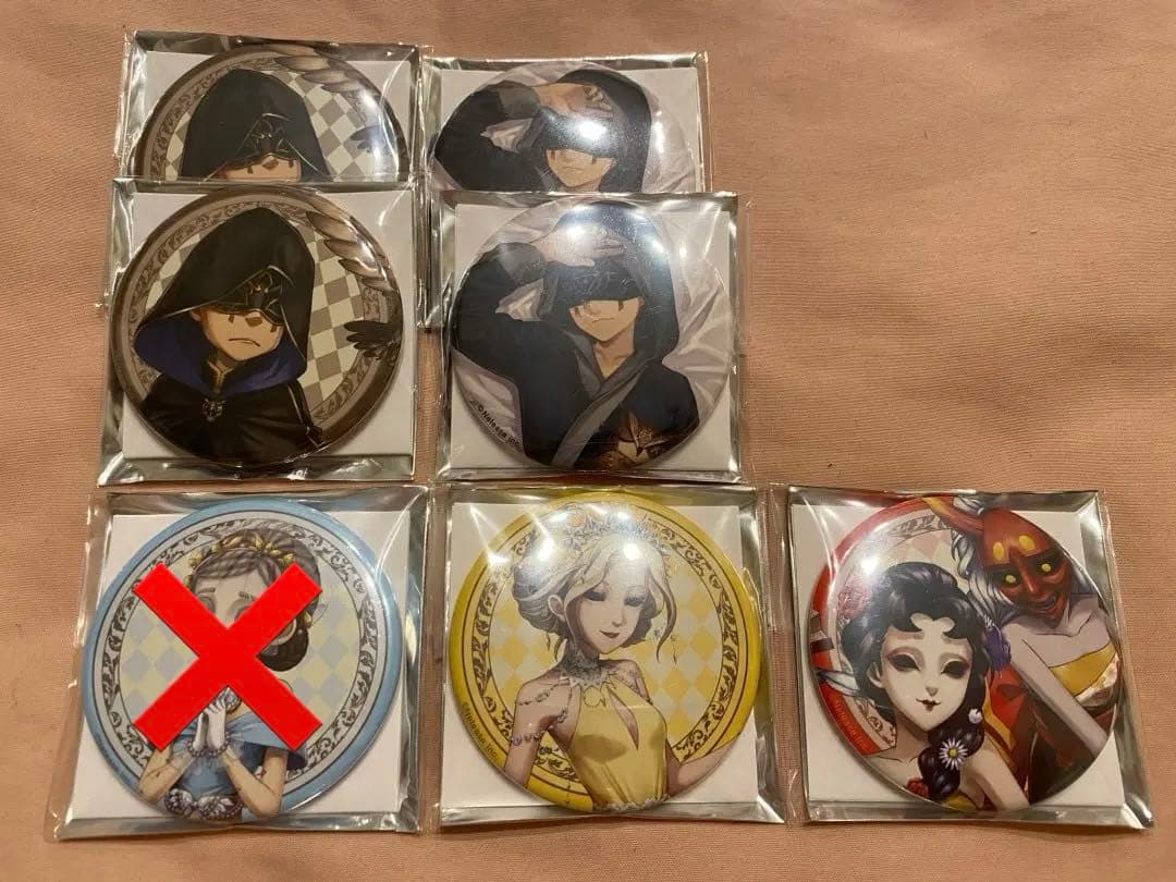 第五人格 ホテルコラボ 缶バッジ 等身